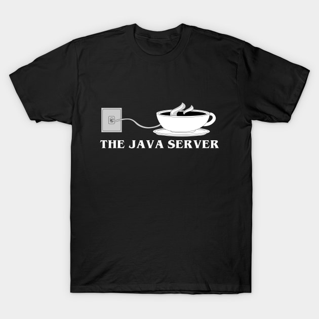 The Java Server T-Shirt by Teesbyhugo